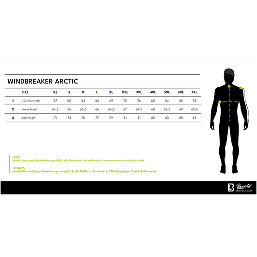 Brandit Windbreaker Arctic schwarz Bild 7
