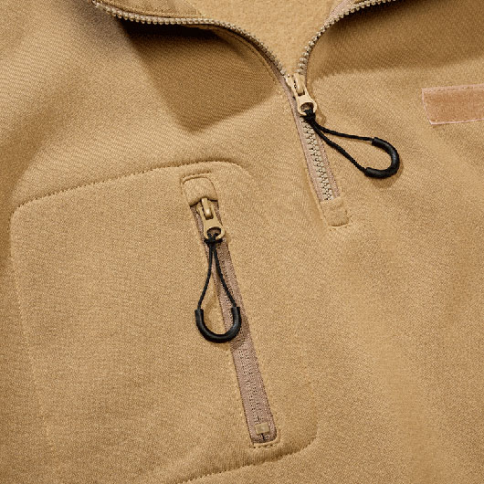 Brandit Tactical Sweat Troyer camel Bild 1