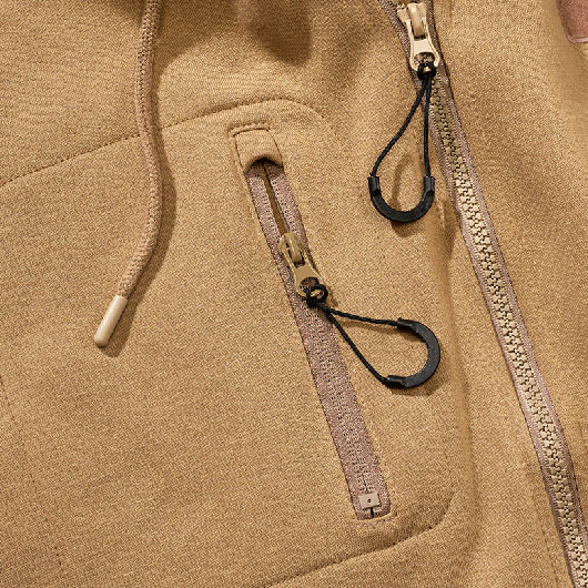 Brandit Tactical Sweat Jacket camel Bild 1