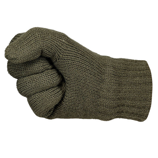 Brandit Strick-Handschuhe mit Fleecefutter  oliv Bild 3