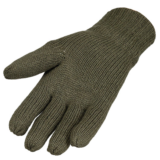 Brandit Strick-Handschuhe mit Fleecefutter  oliv Bild 5