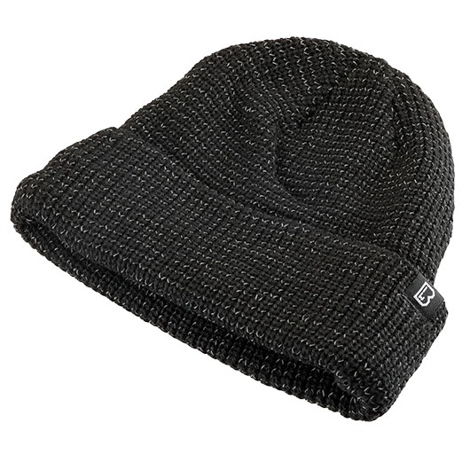 Brandit Reflektierende Beanie schwarz Bild 2