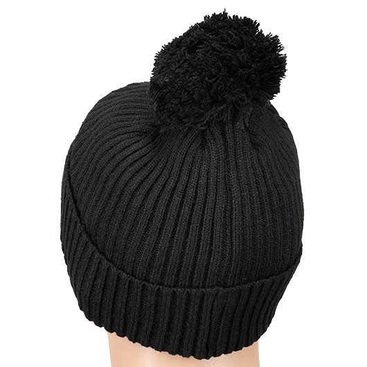Brandit Bommelmtze mit Fleecefutter schwarz Bild 1