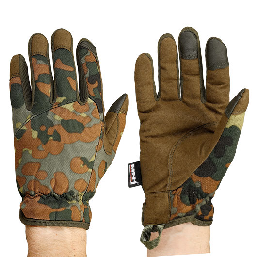 MFH Fingerhandschuhe flecktarn Leichtgewicht Bild 1