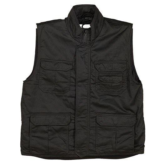 Brandit Safari Weste gefttert schwarz