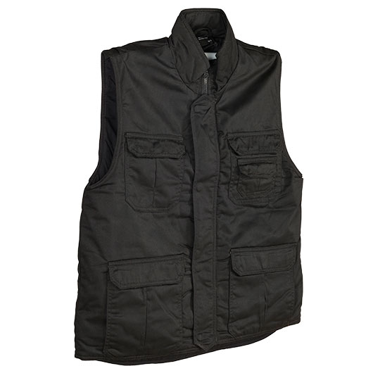 Brandit Safari Weste gefttert schwarz Bild 2