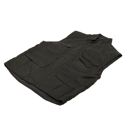 Brandit Safari Weste gefttert schwarz Bild 3