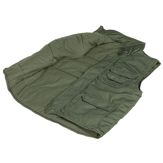 Brandit Safari Weste gefttert oliv Bild 4