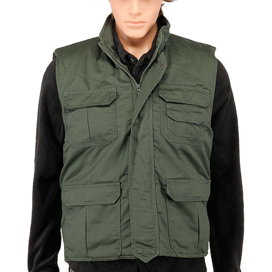 Brandit Safari Weste gefttert oliv Bild 5