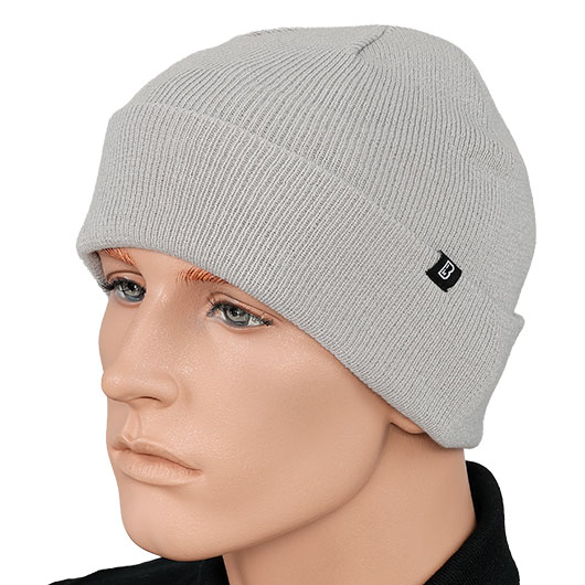Brandit Strickmtze Watch Cap hellgrau Bild 1