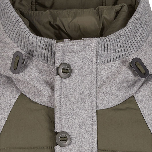 Brandit Steppjacke Garret Jacket oliv-grau Bild 2