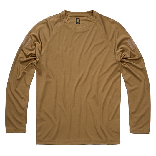 Brandit Quickdry Shirt Longsleeve camel