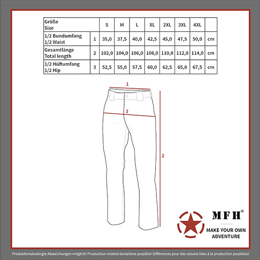 MFH Tactical Hose Storm Rip Stop schwarz Bild 10