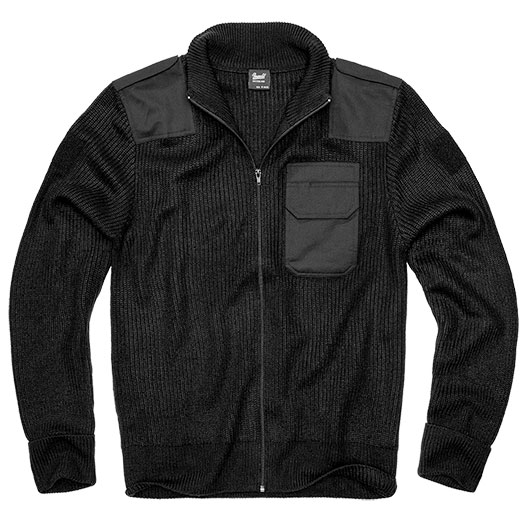 Brandit Strickjacke BW Cardigan schwarz