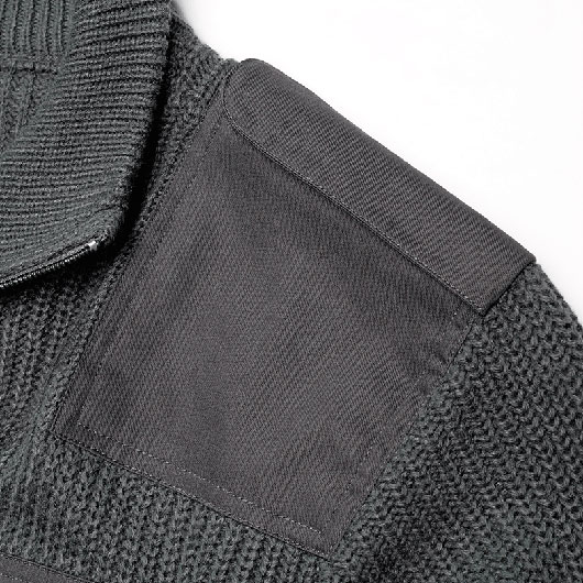 Brandit Strickjacke BW Cardigan anthrazit Bild 3