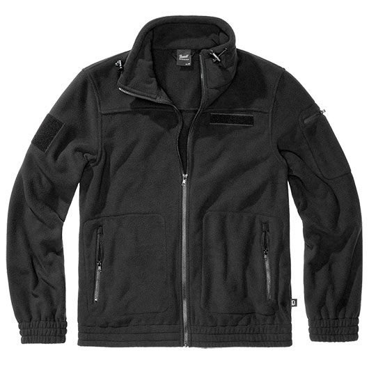 Brandit Fleecejacke Combat schwarz
