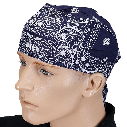 MFH Kopftuch Headwrap paisley-navyblau Bild 1