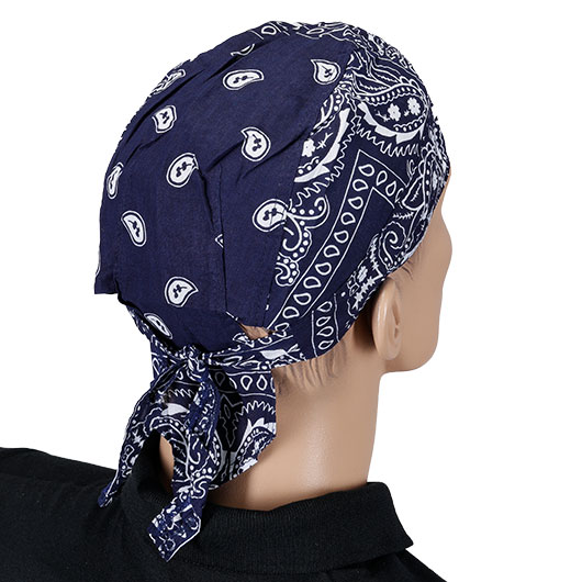 MFH Kopftuch Headwrap paisley-navyblau Bild 5
