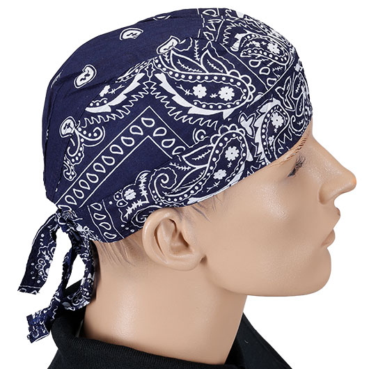MFH Kopftuch Headwrap paisley-navyblau Bild 6