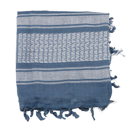 101 INC PLO Schal Shemag extrafein gewebt jeansblau Bild 2