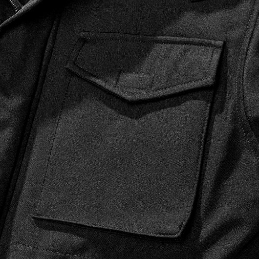Brandit US-Feldjacke M65 Softshell gef�ttert schwarz Bild 2