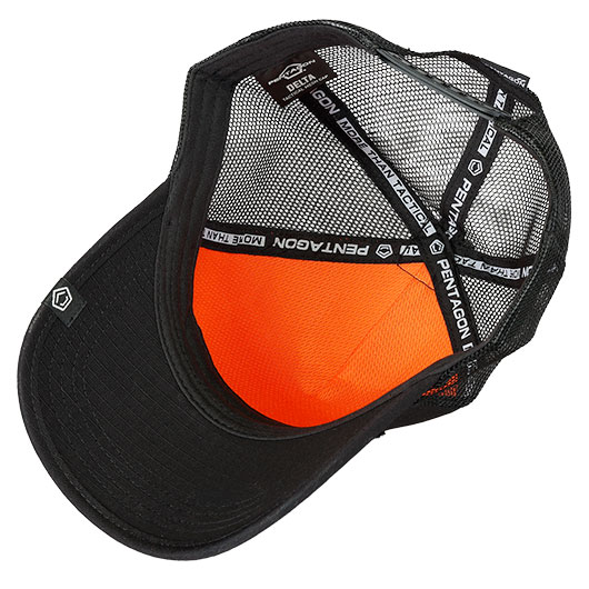 Pentagon Baseball Cap Delta Tactical BB Mesh mit Netzeinsatz verstellbar schwarz Bild 9
