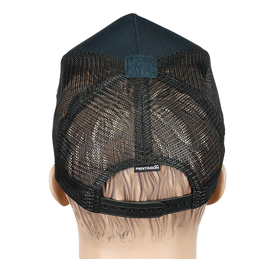 Pentagon Baseball Cap Delta Tactical BB Mesh mit Netzeinsatz verstellbar mitternachtsblau Bild 4