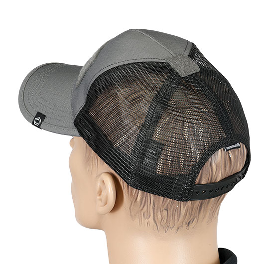 Pentagon Baseball Cap Delta Tactical BB Mesh mit Netzeinsatz verstellbar Wolf-Grau Bild 3