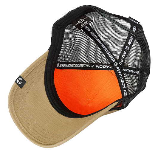 Pentagon Baseball Cap Delta Tactical BB Mesh mit Netzeinsatz verstellbar coyote Bild 9