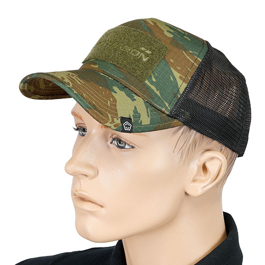 Pentagon Baseball Cap Delta Tactical BB Mesh Camo mit Netzeinsatz verstellbar Greek Lizard camo Bild 1