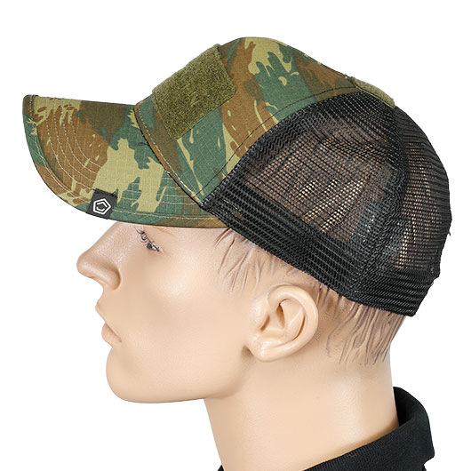 Pentagon Baseball Cap Delta Tactical BB Mesh Camo mit Netzeinsatz verstellbar Greek Lizard camo Bild 2