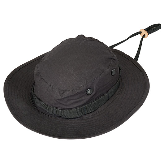 Teesar US GI Dschungelhut Buschhut Boonie Ripstop schwarz Bild 1