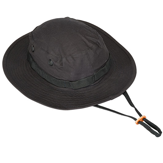 Teesar US GI Dschungelhut Buschhut Boonie Ripstop schwarz Bild 2
