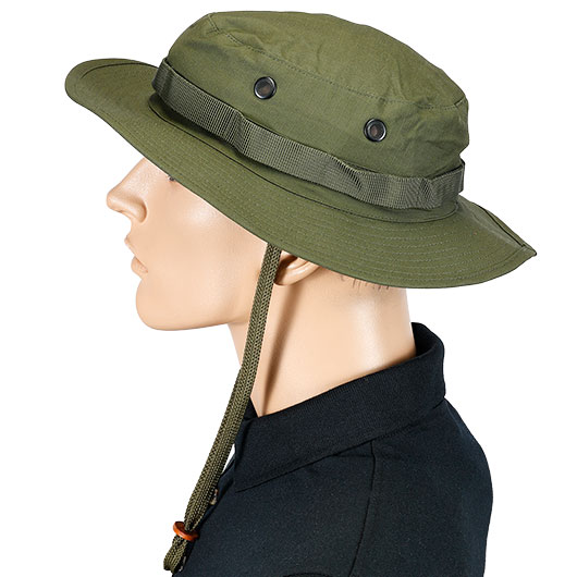Teesar US GI Dschungelhut Buschhut Boonie Ripstop oliv Bild 2