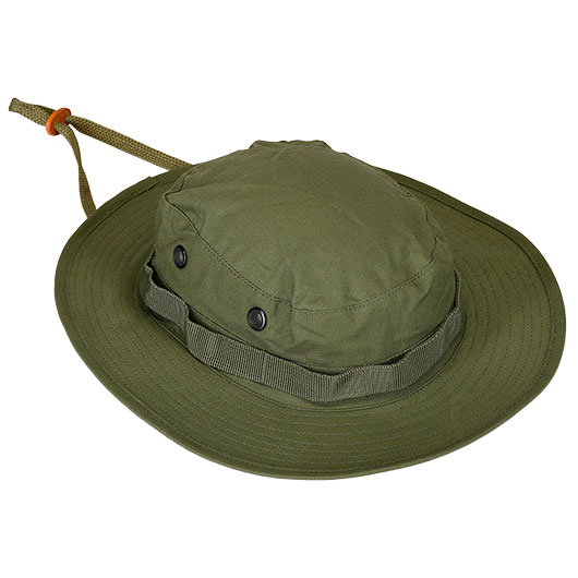 Teesar US GI Dschungelhut Buschhut Boonie Ripstop oliv Bild 5