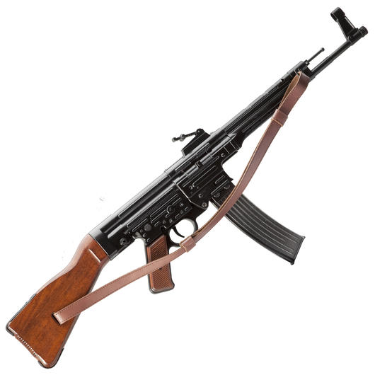 StG 44 Dekomodell aus Metall mit Holzschaft und Gewehrgurt Bild 2