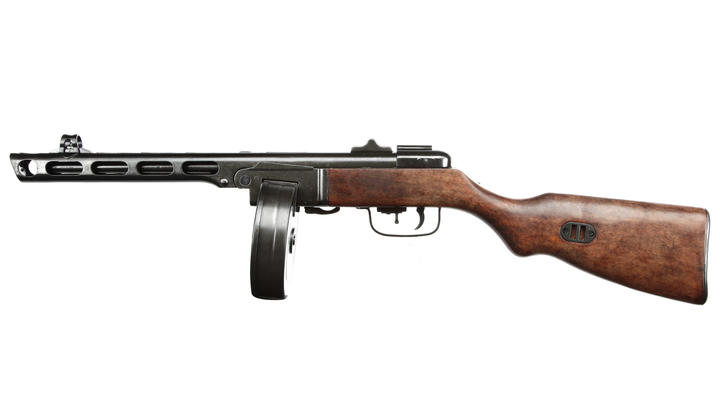PPSh-41 Maschinenpistole Dekomodell aus Metall mit Holzschaft