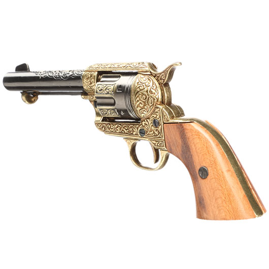 Colt Peacemaker 45er messingfarben Deko Bild 5