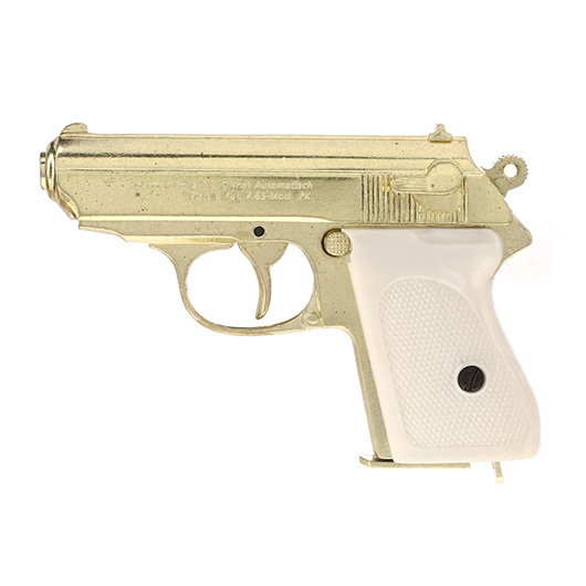 Dekowaffe Deutsche Polizeipistole 1931 goldfinish