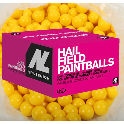 New Legion HAIL Paintballs .68 2000er Karton