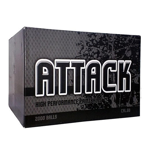 Attack Painballs 2000er Karton Kaliber.68 Gelb