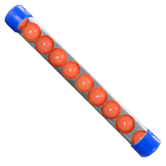 New Legion Gummigeschosse Rubber Balls Kaliber .68 10 Stück orange