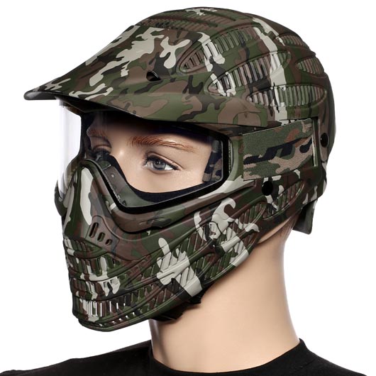 JT Paintball Schutzmaske Flex 8 Spectra camo Thermal Glas Bild 5