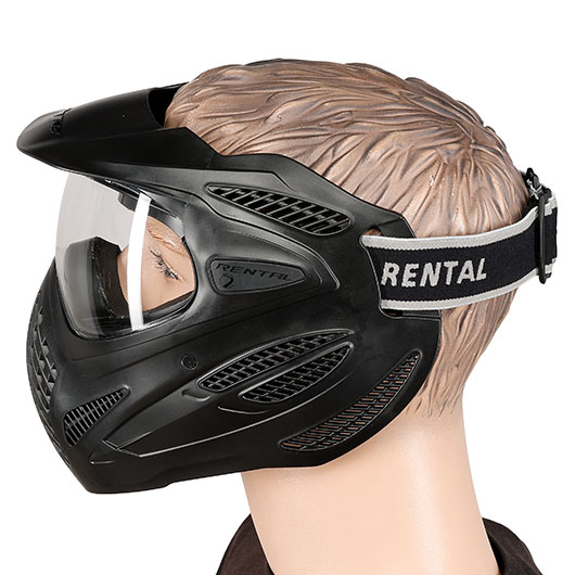 Dye Paintball Schutzmaske Rental SE SLS Single-Glas 260 Sichtfeld schwarz Bild 2
