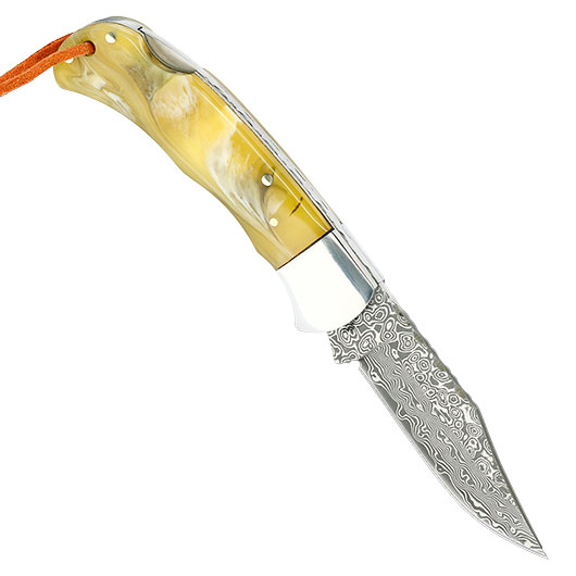 Albainox Taschenmesser mit Damastklinge Bild 1