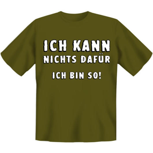 T-Shirt Ich kann nichts ...