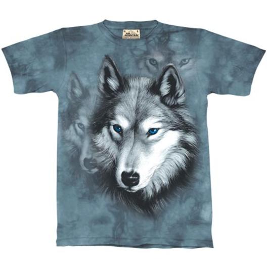 Mountain T-Shirt Wolf Portrait