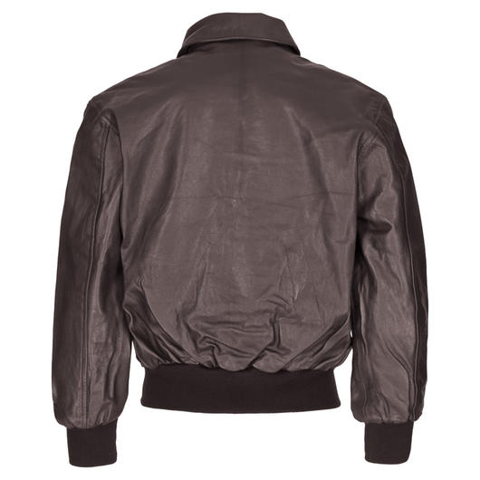 Piloten Lederjacke  A2 braun Ziegen-Nappa-Leder Bild 1