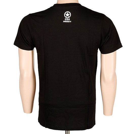 Mil-Tec T-Shirt USA, schwarz Bild 2