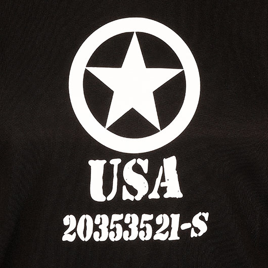 Mil-Tec T-Shirt USA, schwarz Bild 4
